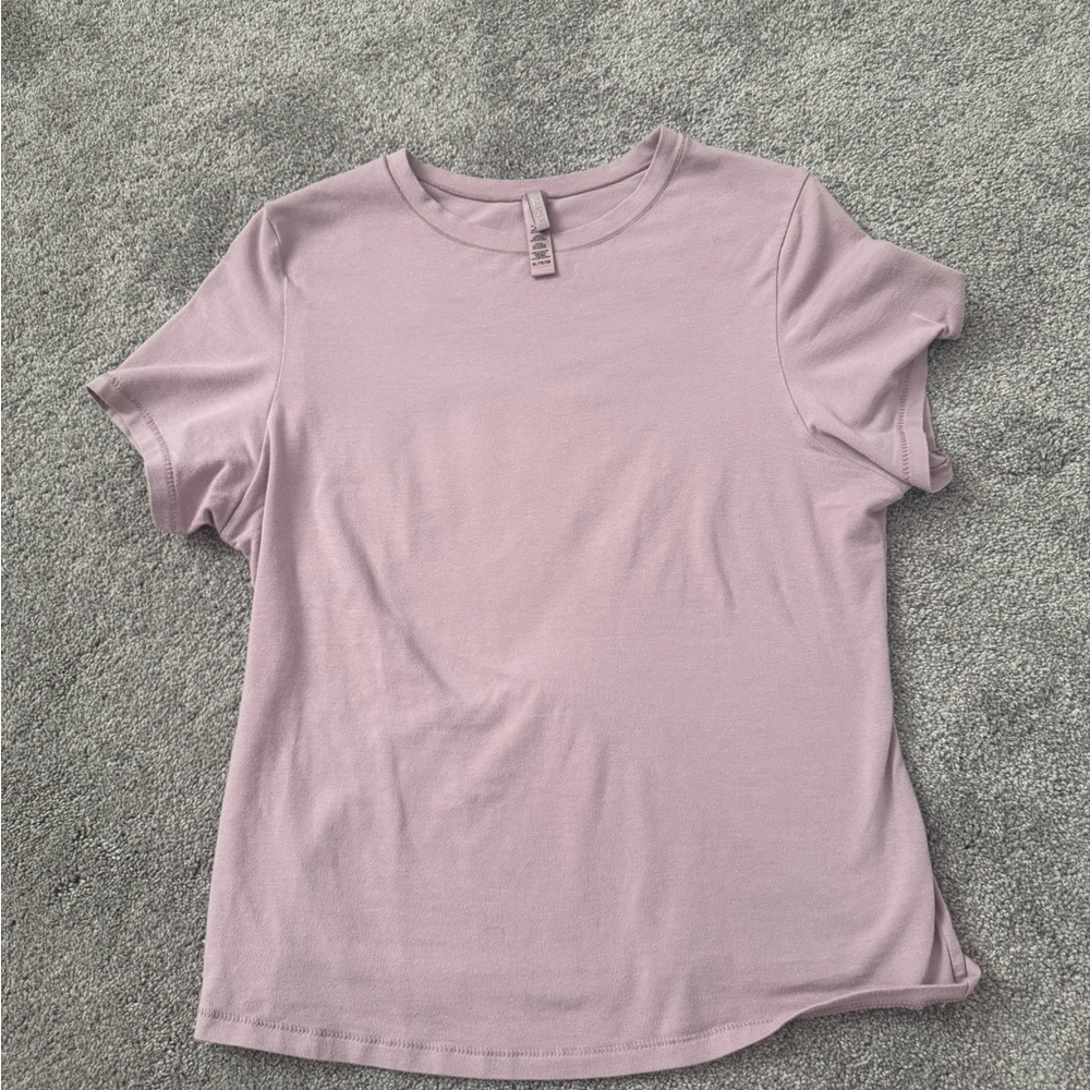 SKIMS Dusty Pink Cotton Jersey T Shirt